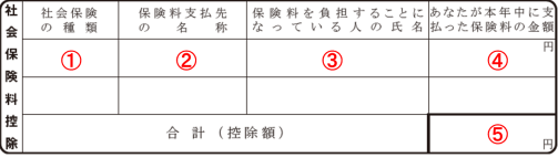 保険料控除申告書 令和6年分