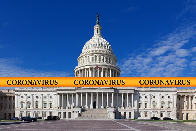 コロナウイルス アメリカ 国会議事堂